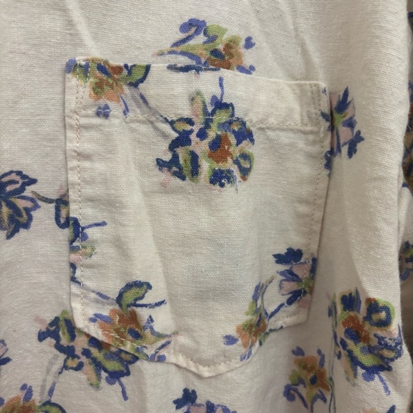 Anthropologie Pilcro Floral Tunic Buttondown - Picture 7 of 16